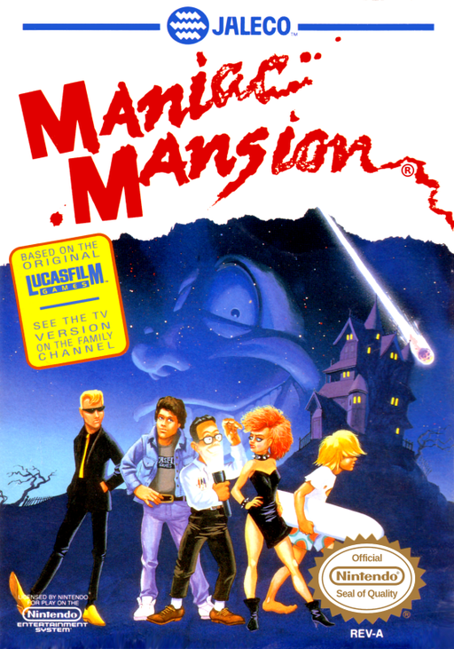 Maniac Mansion (USA) (Beta) box art
